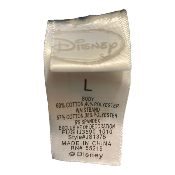 Disney Mickey Mouse womens Capri sweats drawstring waist. Blue. Size Large - Picture 11 of 11